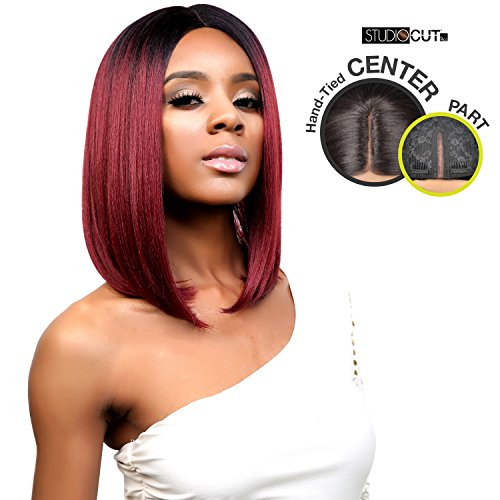 Studiocut By Pros Synthetic Hair Wig Deep Lace Center Part Chic Bob (OT27)