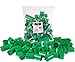 Classic Big Briks 48 Piece Round Stackers Set by Strictly Briks | Cylinder Building Brick Set 100% Compatible with All Major Brands | Large Pegs for Toddlers | Ages 3+ | Green Premium Building Bricks