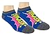 DC Comics Wonder Woman Ankle-No Show Socks 5 Pair Pack Multi-Color Shoe Size 4-10