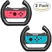 Whiteoak Joy-Con Wheel [Upgraded Version] (Set of 2) Accessories kit Attachments Steering Wheel for Nintendo Switch Controller(Black)