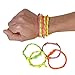 Friendship Bracelets - 144 Piece - Four Neon Colors Pink, Green, Orange and Yellow for Girls, Party Favors, Goody Bag, Birthday Parties, Summer Camp Programs ,Durable ,Adjustable - by Kidsco