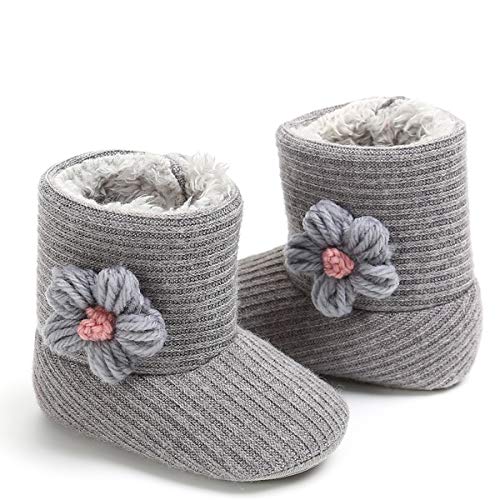 image for LIVEBOX Baby Premium Soft Sole Bow Anti-Slip Mid Calf Warm Winter Infa