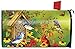 Fall Friends Birds Magnetic Mailbox Cover Autumn Cardinal Blue Jay Standard