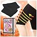 Women Beauty Slim Weight Loss Thigh Leg Massage Shaper Ultra-Thin Magic Stretch Elastic Breatheable Calorie Off Slim Belt (Black)