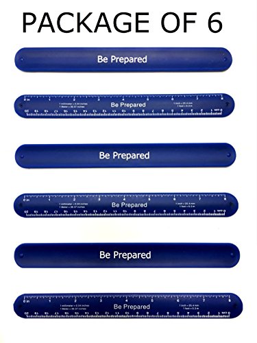 Cub scout be prepared slap band: pack of 6