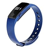 Zomtop ID107 Bluetooth 4.0 Smart Bracelet smart band Heart Rate Monitor Wristband Fitness Tracker for Android iOS Smartphone