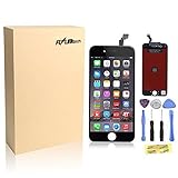 Flylinktech Fully Tested Replacement Screen 4.7'' LCD Touch Digitizer Glass Screen Assembly for Iphone 6 A1549 A1586 A1589 (AT&T/T-Mobile/Sprint/Verizon) GSM CDMA (Black)