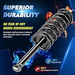 Front & Rear Strut Shock Assembly w/Coil Spring for