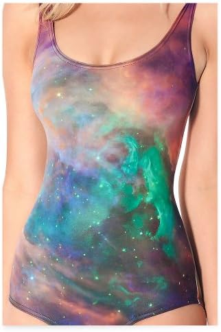 Sexy One Pieces Galaxy Rainbow Swimsuit