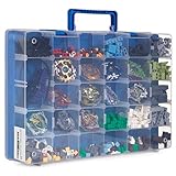 Bins & Things Toy Storage Organizer and Display Case Compatible with Beyblades, 