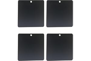 FYWZ Self-Adhesive Magnetic Mount Pad for Aluminum Cabs, Self-Adhesive Sticker Steel Pad Enable Magnet LED Light Bar/Pod Light/Spotlight/Beacon/Radio on Aluminum Surface for Truck SUV RV|No Drilling-4 Pack