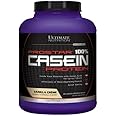 Ultimate Nutrition Prostar Micellar Casein Protein Powder 24 Grams of Protein, 9.9 Grams of EAAS, and 4.6 Grams of BCAAS-69 Servings,Vanilla Powder,5 Pounds