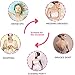 MEINAIER Self Adhesive Bra For Backless Dress, Reusable Push Up Invisible Women Bra, Beige, C