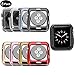 Watch Protector Case Compatible with Apple Watch Cover Protecitve Frame Bumper MAIRUI 38mm 8 Packs TPU Guard Protection Case for iWatch Series 3/2/1 Sport Edition