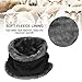 VBIGER Beanie Hat Scarf Set Knit Hat Warm Thick Winter Hat For Men (New Black)