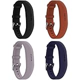 Tobfit 4-Pack Sport Bands For Fitbit Charge 2 - Replacement Wristbands, Soft TPU, Small/Large Sizes - View #7