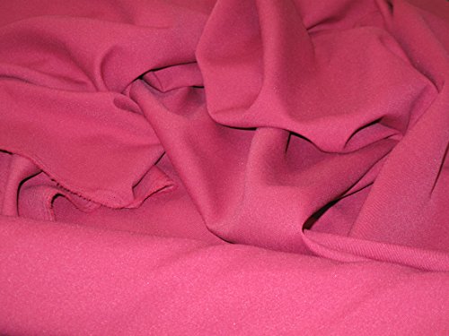 white Solid Poly Poplin Fabric By The Yard - 1 Yard