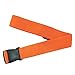 BlueCosto Luggage Straps Suitcase Baggage Carry-on Bag Belt - 2-Pack, Orange