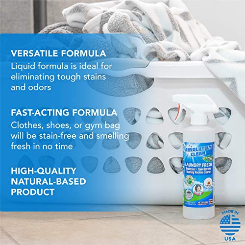 Absolutely Clean Amazing Laundry detergent liquid Stain and Odor Remover, Naturally Based Formula (USA Made) - Thumbnail 5