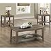 Monarch Specialties I 7914P Table Set, 3pcs Set, Coffee, End, Side, Accent, Living Room, Laminate, Brown, Transitional