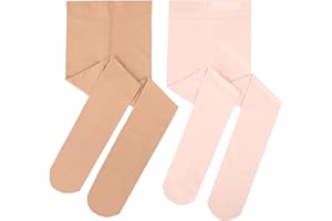 HiDance Girls Ballet Dance Tight,Ultra Soft Students School Footed Tights for Girls Women