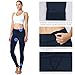 BALEAF Women’s Fleece Lined Winter Leggings Thermal Yoga Pants Inner Pocket Dark Blue Size XXLthumb 4