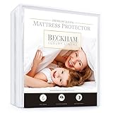 Beckham Hotel Collection Mattress Protector – Best Lab Tested Premium Waterproof, Hypoallergenic - Mattress Protector & Cover - Includes - Queen