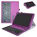 Acer Iconia One 10 B3-A40 Wireless Keyboard Case,Mama Mouth Slim Stand PU Leather Cover with Romovable Wireless Keyboard for 10.1