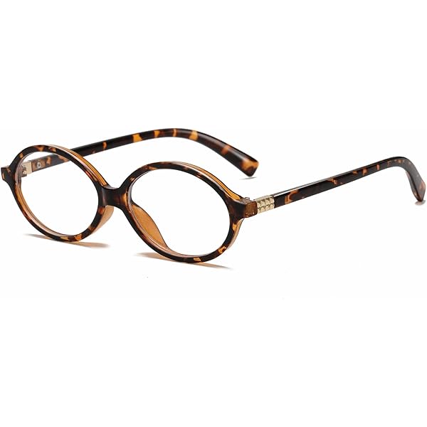 ZIMUSUN Fashion Oval Frame Glasses for Women Men Oval Lens Non