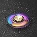 Fidget Spinner for Kids & Adults, BEST Rainbow Hand Spinner for ADHD, Killing Time, & Stress Relief. Made of Titanium Alloy, Ceramic Bearing, 3+ min, High Speed, & EDC with Portable Case (Rainbow2)