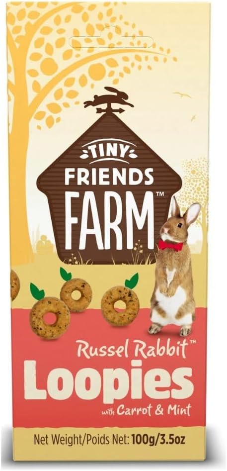 Supreme Petfoods Tiny Friends Farm Russel Loopies Carrot Mint