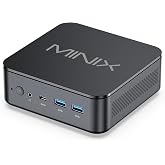 MINIX NR660LP Mini PC AMD Ryzen 5 6600H 16GB LPDDR5 512GB SSD Win 11 Pro | Triple 4K Display, USB-C, Dual LAN, WiFi 6E, BT 5.2 Micro Desktop for Home, Office &amp; Gaming