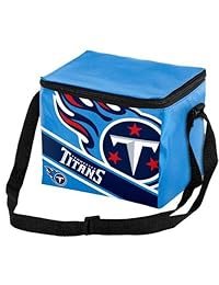 FOCO NFL Unisex Big Logo Stripe 6 Pack Cooler
