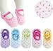 TIAMALL 5 Pairs Anti Slip Foot Baby Socks for 8-36 Months Infants and Toddlers