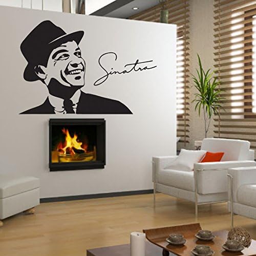 Sinatra Vinyl Decal Wall, Car, Laptop - Black - 50 inch