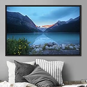signwin Framed Canvas Wall Art Calming Waters Aerial...