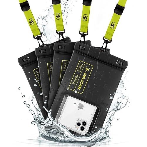 Pelican Marine - IP68 wasserdichte Handytasche/Hülle (Größe XL) Schwimmende wasserdichte Handyhülle für iPhone 14 Pro Max/ 13 Pro Max/ 12 Pro Max/ S23 - Unterwa