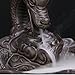 MAYAGU Ceramic Art Craft Carp Dragon Smoke Backflow Incense Burner Holder + 10 Cones