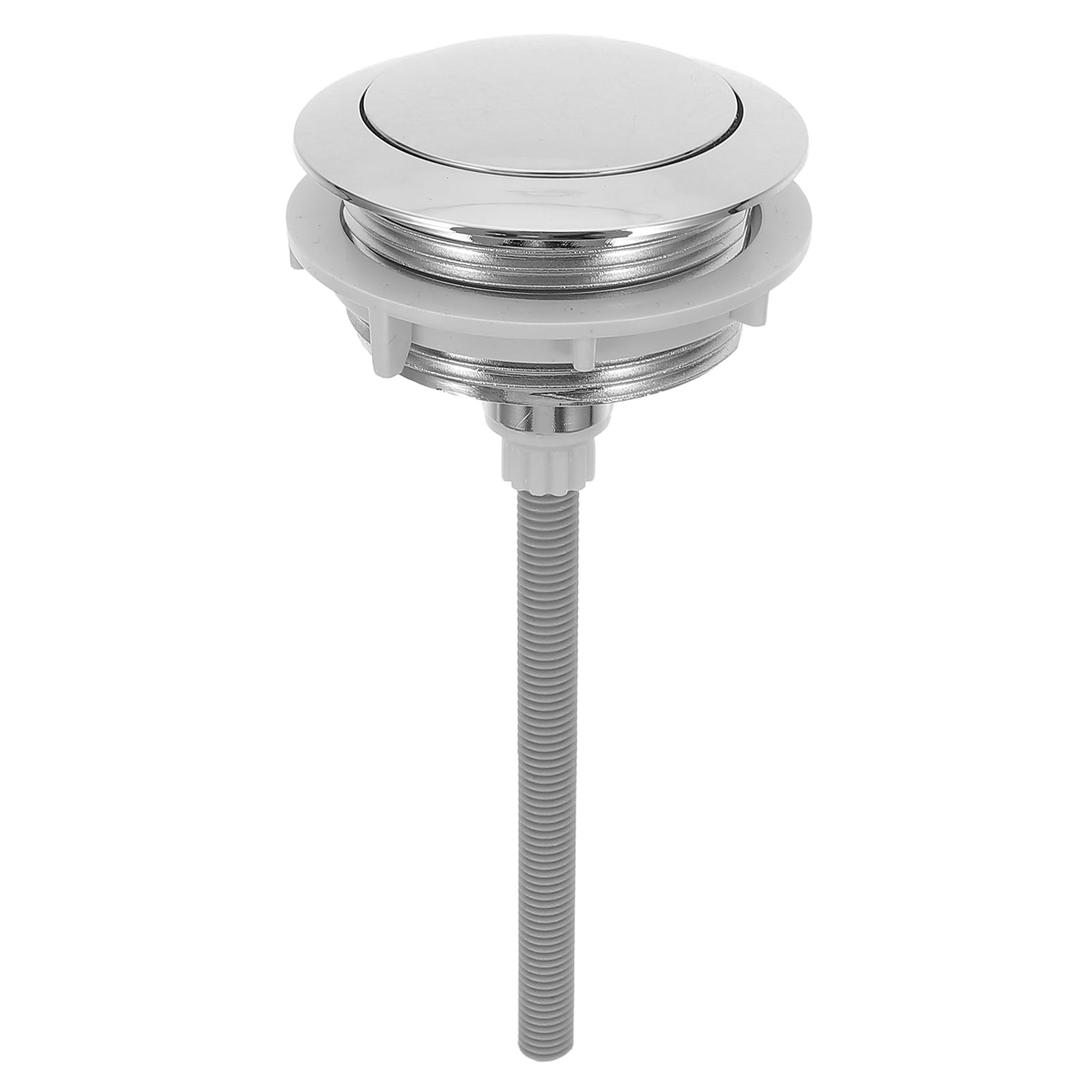 DOITOOL Toilet Tank Push Button Dual Flush Round Toilet Water Tank Cover Replacement Button for Bathroom Parts Accessories