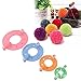 Pompom Makers, 8 Pack Pom-pom Maker Fluff Ball Weaver DIY Wool Yarn Crochet Knitting Craft Tool Kit with U Shape Scissors