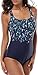 Charmleaks Women's High Neck One Piece Bathing Swimsuits Swimwear Rash Guard Suits