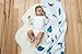 Ultra Soft Muslin Swaddle Blankets Butterflies by Margaux & May - 47 x 47 inch - Perfect Baby Shower Gift