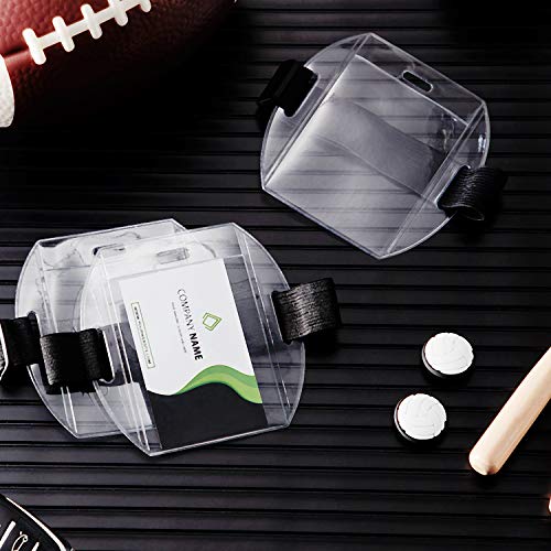 Arm Badge Holder Armband ID Card Badge Holder with Black Adjustable