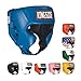 Ringside Competition-Like Boxing Headgear with Cheeks, Black , X-Large