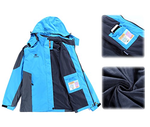 image for Waterproof Hooded Jacket Women - Diamond Candy Casual Jackets Windproo
