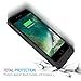 iPhone 8 Battery Case, iPhone 7 Battery Case, UNU DX Charger Case for iPhone 8/7/6S/6 [MFI Apple Certified] 3100mAh Portable Charger External Battery Pack Charging Cases - Black