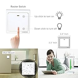 acegoo Wireless Lights Switch Kit, No Battery No