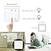 acegoo Kinetic Light Switch, Self-Powered Transmitter No Wiring No Battery No WiFi Required, Work with Receiver Remote Control House Lighting & Appliances (Switch Only)