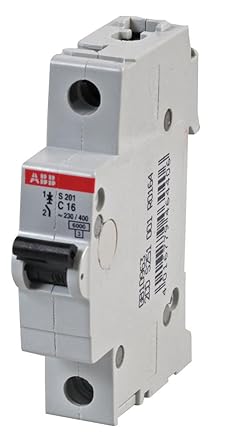 Abb S201 C16 Miniature Circuit Breaker 480y 277 Vac 16 A 6 Ka Interrupt Amazon Com Industrial Scientific
