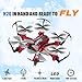 JJRC Nano Hexacopter 2.4G 4CH 6Axis Headless Mode RTF RC Quadcopters (H20 Red)